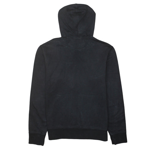 Timberland Men's Black Hoodie M Pullover Fleece Logo Sweatshirt