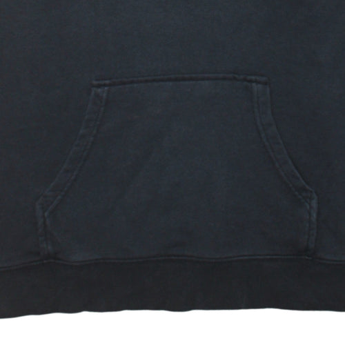 Adidas Womens Black Pullover Hoodie Size 10 Cotton Casual Sweatshirt