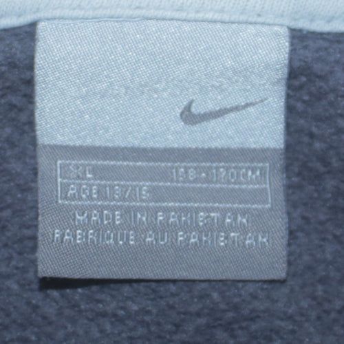 Nike Boys Blue Air Fleece Pullover Sweatshirt Size 13-14 Years