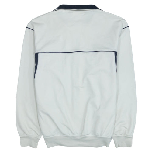 Kappa Men's White Track Jacket L Polyamide Blend Full Zip
