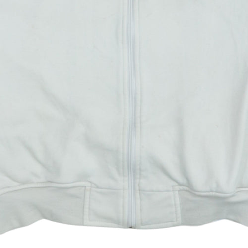 Kappa Men's White Track Jacket L Polyamide Blend Full Zip