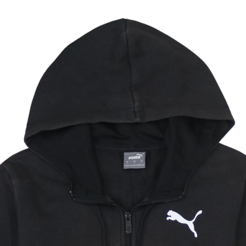 Puma Men's Black Full Zip Hoodie Size S Sportswear Fleece