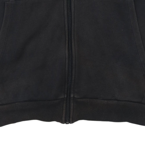 Puma Men's Black Full Zip Hoodie Size S Sportswear Fleece