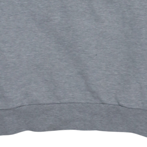 Ellesse Men's Grey Colour Block 1/2 Zip Hoodie Size S