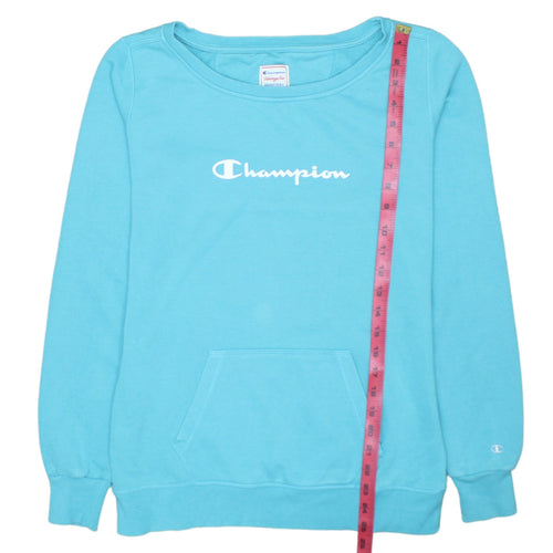 Champion Women’s Blue Pullover Sweatshirt Large Heritage Fit