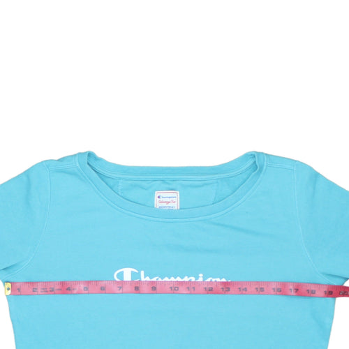 Champion Women’s Blue Pullover Sweatshirt Large Heritage Fit