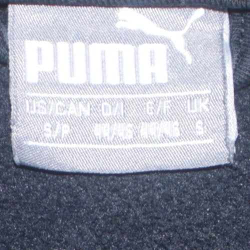 Puma Men's Black Full Zip Hoodie Size S Sportswear Lightweight