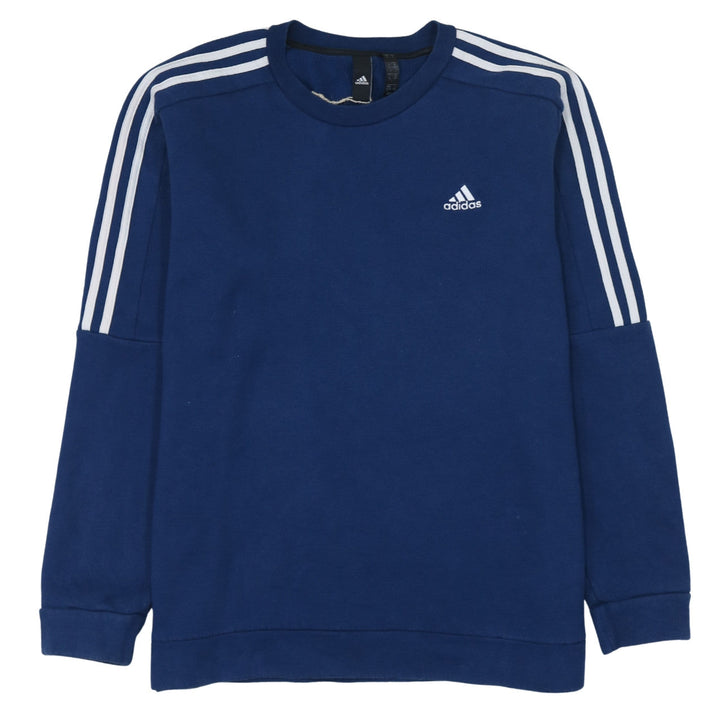 Adidas Men's Blue XL Pullover Crew Neck Sports Sweatshirt