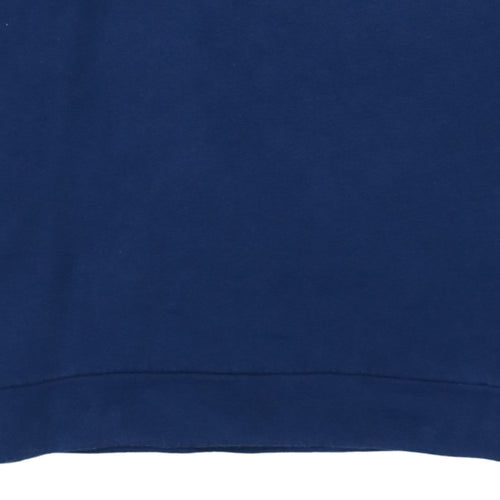 Adidas Men's Blue XL Pullover Crew Neck Sports Sweatshirt