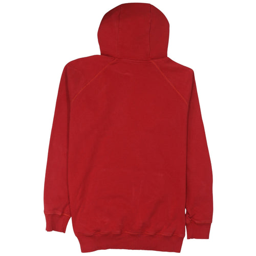 Gymshark Mens Red Pullover Hoodie Size M Regular Fit Sportswear