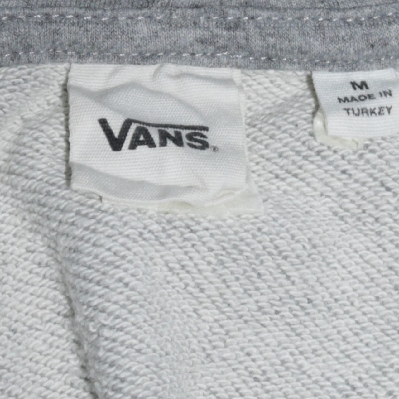 Vans Men's Grey Pullover Hoodie M Regular Fit Classic Style
