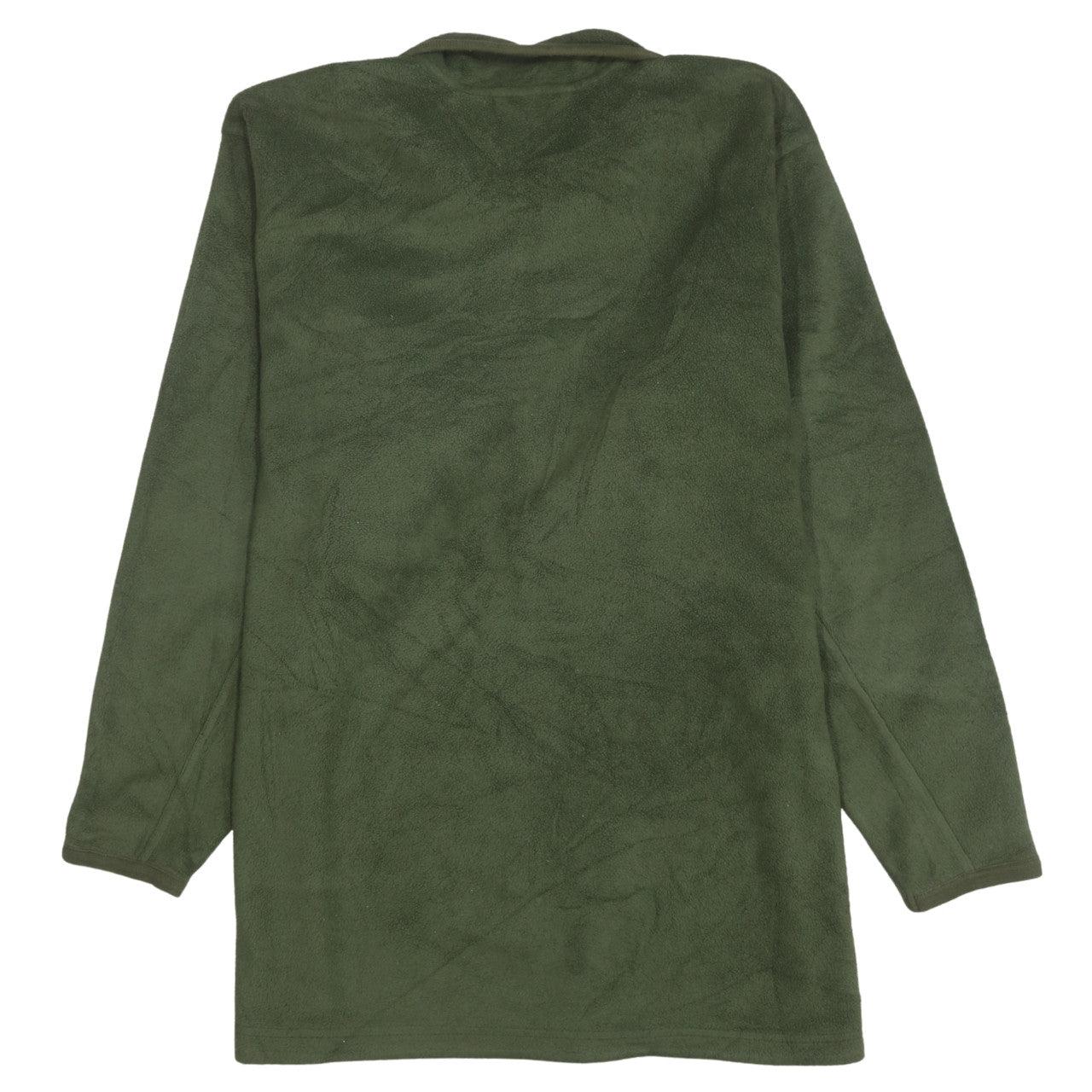 Adidas Men's Green Fleece 1/4 Zip Pullover Sweatshirt M