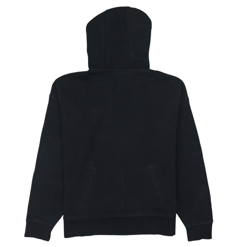 Fila Women Black Pullover Hoodie Medium Cotton Blend Casual