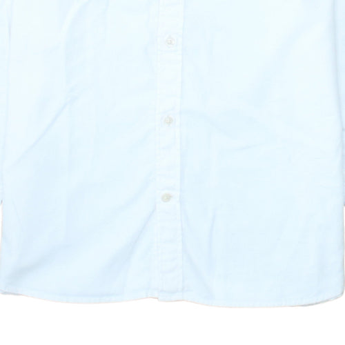 Tommy Hilfiger Men's White Slim Fit Long Sleeve Cotton Shirt M