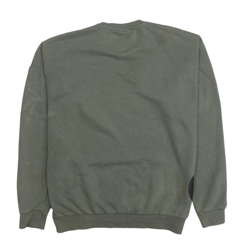 Adidas Men’s Green Logo Pullover Sweatshirt Size M