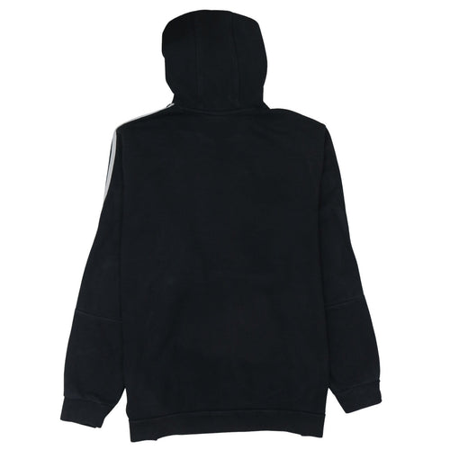 Adidas Mens Black 2XL Pullover Hoodie with Logo and Pockets