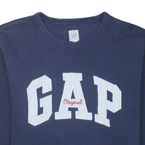 GAP Men's Blue Original Logo Pullover Sweatshirt Size M