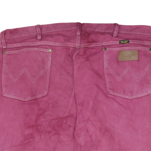 Wrangler Men's Pink Straight Leg Jeans 40x32 Cotton Denim Classic