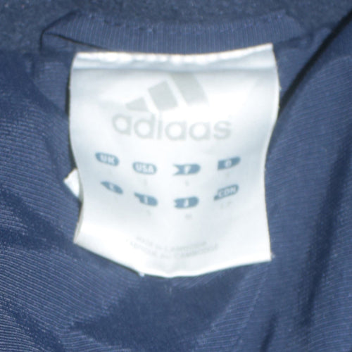 Adidas Men's Blue L Full Zip Lined Parka Jacket