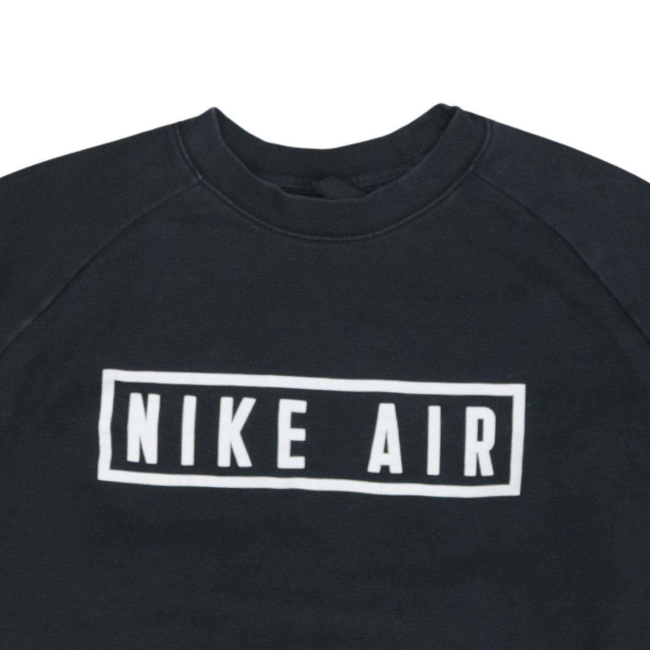 Nike Air Women's Black Cotton Blend Pullover Sweatshirt M