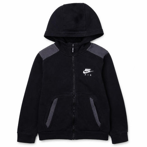 Nike Boys Black Full Zip Hoodie Sweatshirt - Size S (128-137cm)