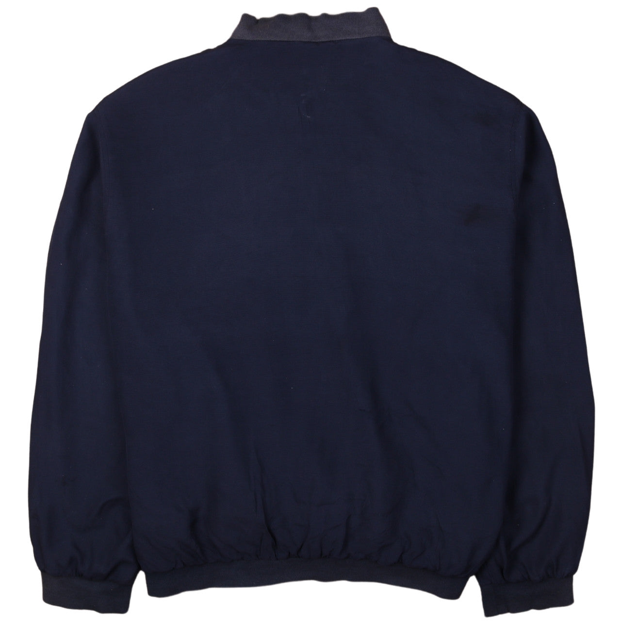 Firethorn Men’s Blue Silk Bomber Jacket L Casual Full Zip