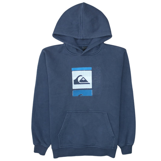 Quiksilver Teens Blue Pullover Hoodie Size 16 Cotton Blend