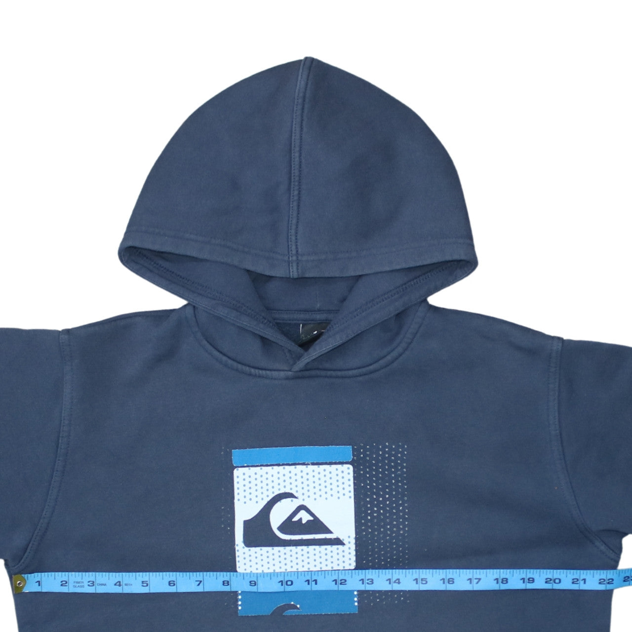 Quiksilver Teens Blue Pullover Hoodie Size 16 Cotton Blend