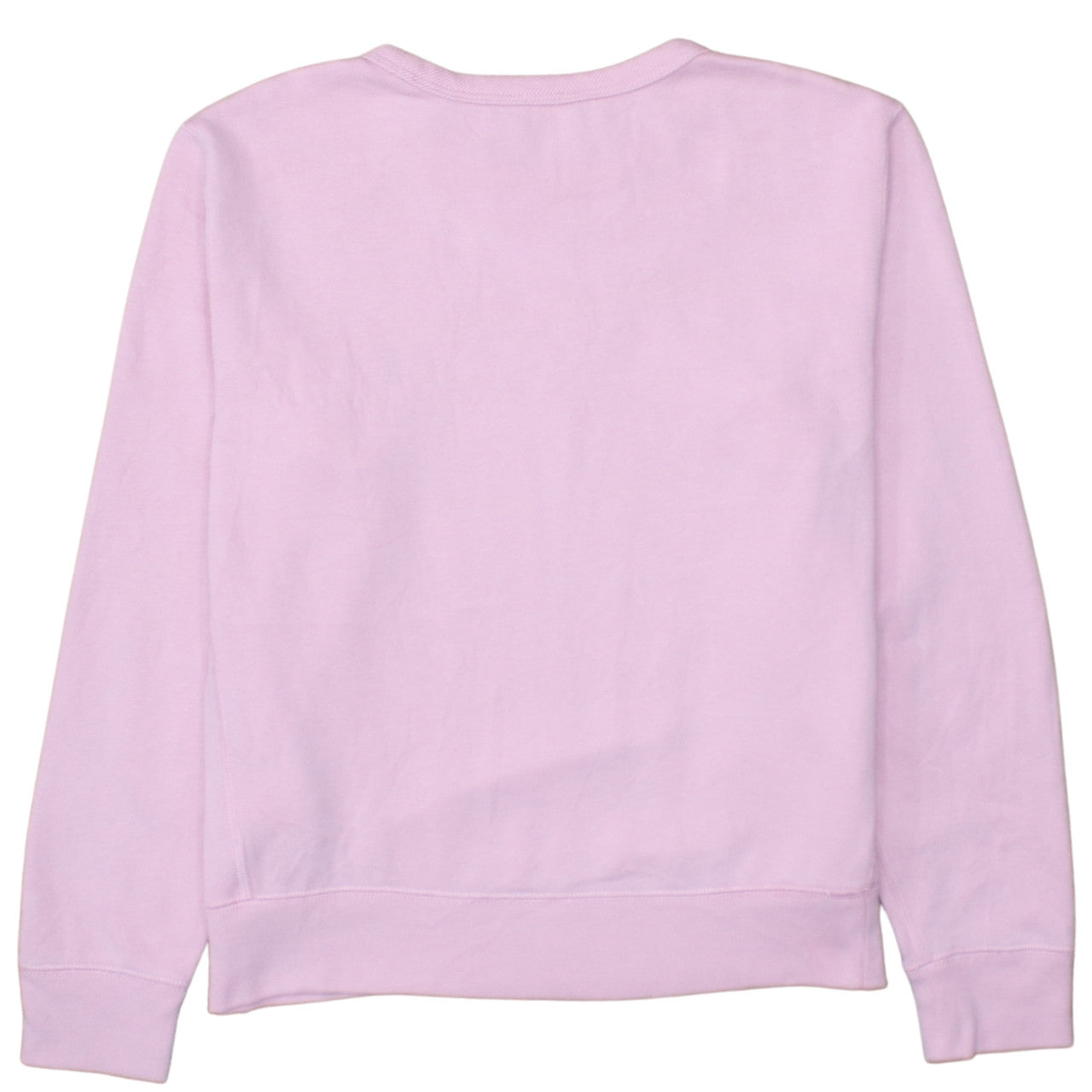 Ralph Lauren Women Pink Crew Neck Pullover Sweatshirt Size L Cotton Blend