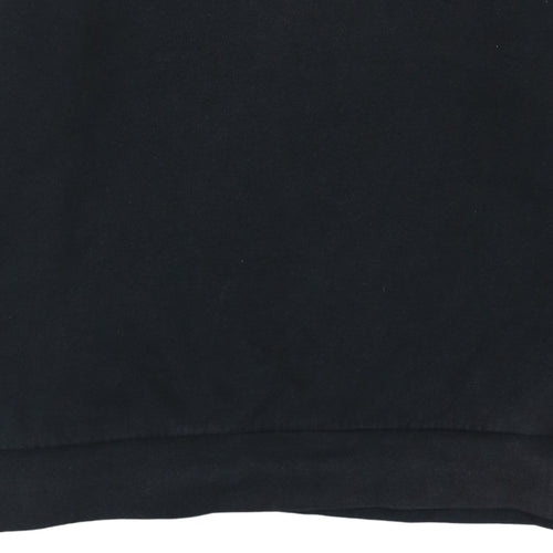 Adidas Men's Black XL Pullover Sweatshirt with Logo Striped Long Sleeves