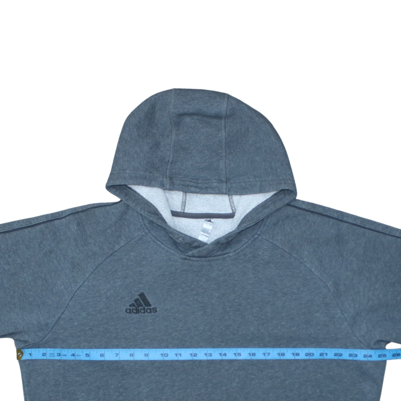 Adidas Men’s Grey XL Pullover Hoodie Fleece Sweatshirt