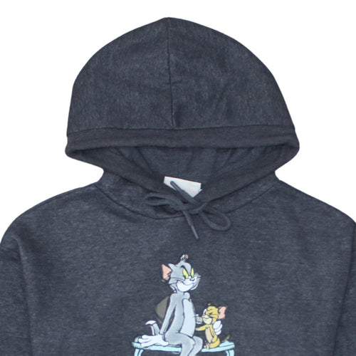 Primark Women’s Charcoal Tom and Jerry Pullover Hoodie 2XS