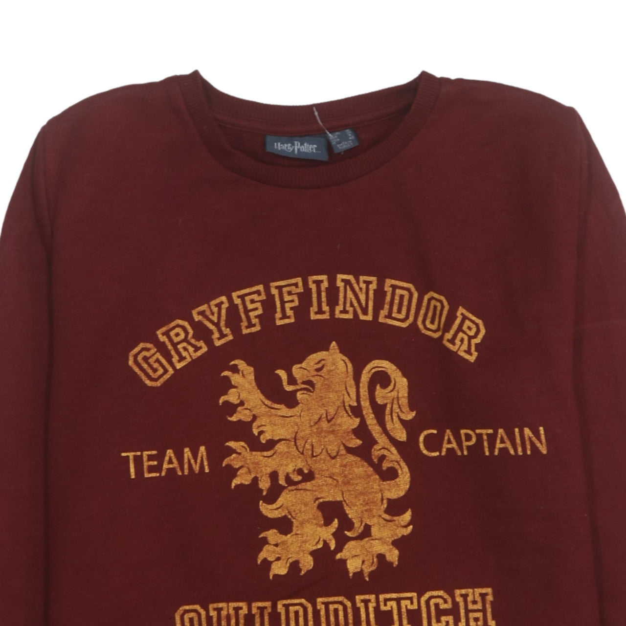 Harry Potter Womens Burgundy Gryffindor Quidditch Sweatshirt Size 10