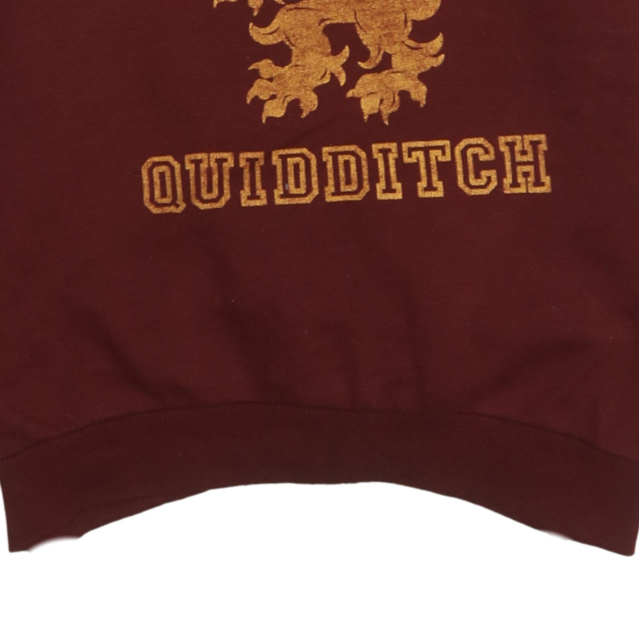 Harry Potter Womens Burgundy Gryffindor Quidditch Sweatshirt Size 10