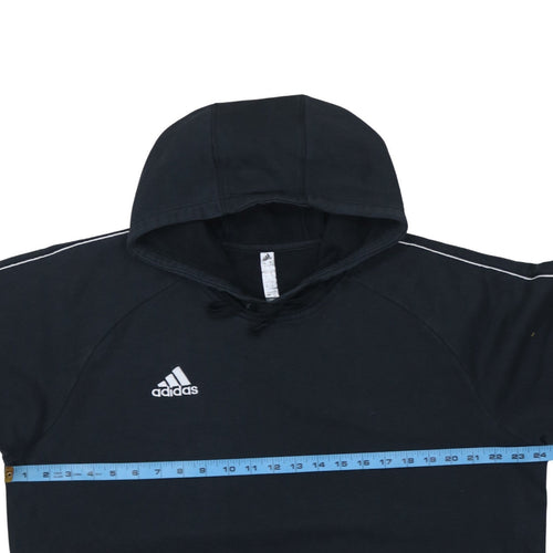 Adidas Men's Black XL Pullover Hoodie Fleece Sportswear