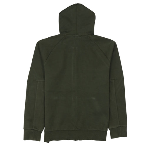 Puma Men's Green Full Zip Hoodie Size M Sports Casual