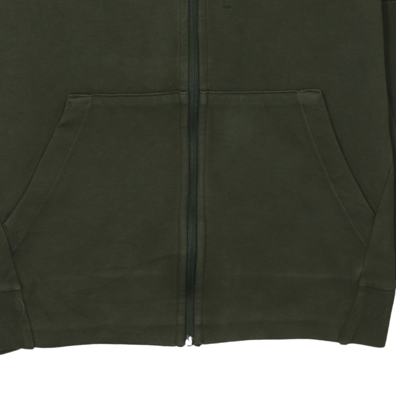 Puma Men's Green Full Zip Hoodie Size M Sports Casual