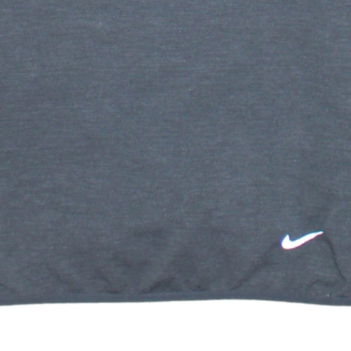 Nike Men's Grey Dri-Fit Running Long Sleeve Athletic Top Size S