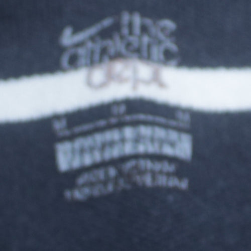Nike Men's Black Striped Cotton Polo Shirt Size M