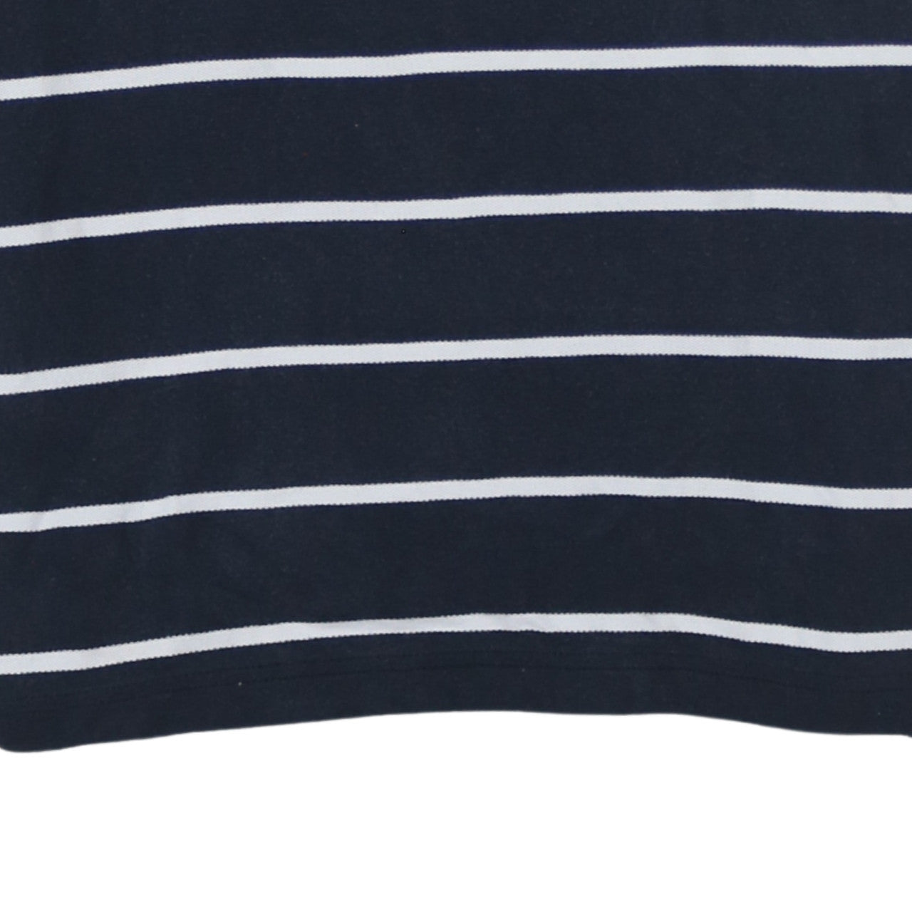 Nike Men's Black Striped Cotton Polo Shirt Size M
