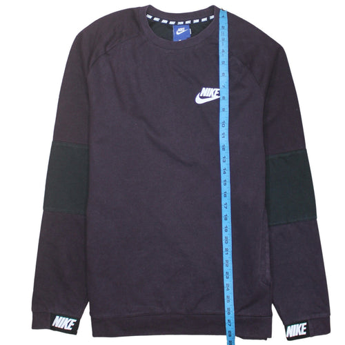 Nike Men's Black Pullover Crew Neck Sweatshirt Size M