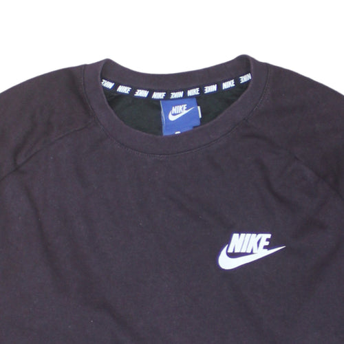 Nike Men's Black Pullover Crew Neck Sweatshirt Size M