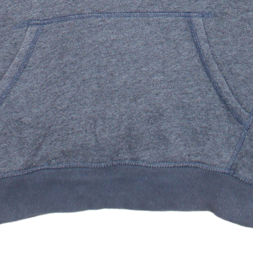 H&M Boys Blue Pullover Hoodie NYC Logo 16 Years Cotton Blend