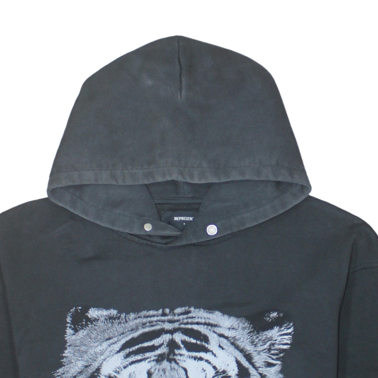 Represent Men's Black Tiger Graphic Pullover Hoodie Size S