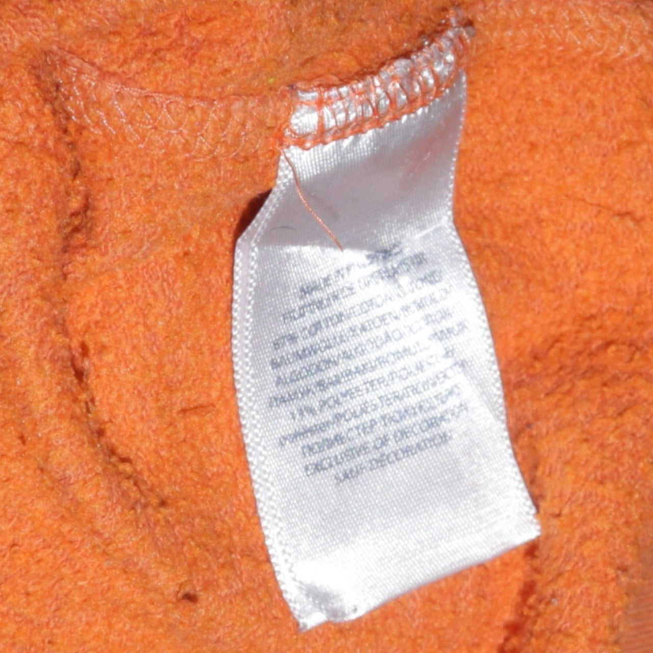 Polo Ralph Lauren Men's Orange Pullover Hoodie L Logo Cotton