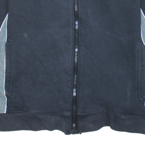 Under Armour Boys Black Full Zip Hoodie Size 10 Years Fleece ColdGear