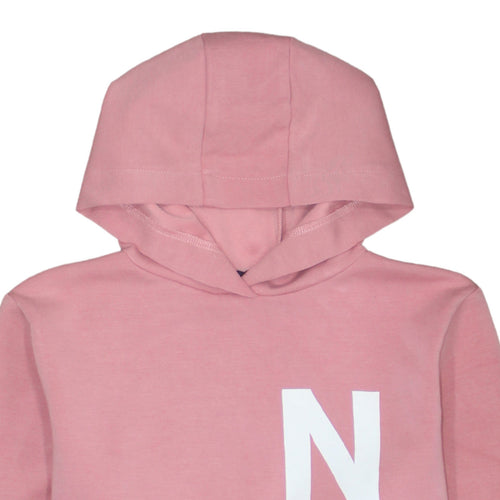Primark Girls Pink NYC Pullover Hoodie 12-13 Years Regular Fit