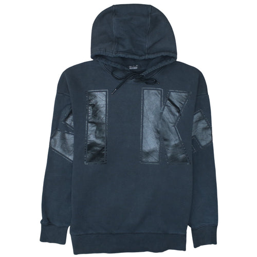 Nike Men's Black Pullover Hoodie S Fleece Graphic Logo Sweatshirt