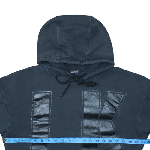 Nike Men's Black Pullover Hoodie S Fleece Graphic Logo Sweatshirt