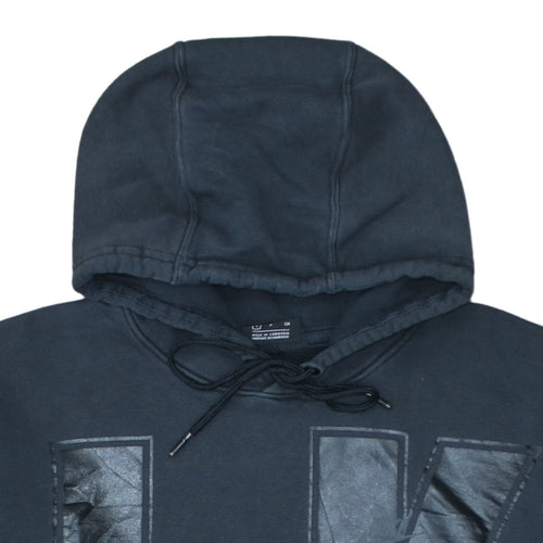Nike Men's Black Pullover Hoodie S Fleece Graphic Logo Sweatshirt